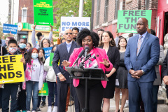 Mayo 12, 2022: Sen. Hughes and Rep. Fiedler  co-hosted a “No More Excuses” education funding rally outside the more than century-old Francis Scott Key Elementary School in South Philadelphia today to demand Harrisburg use a record $8 billion revenue surplus to address school funding disparities.