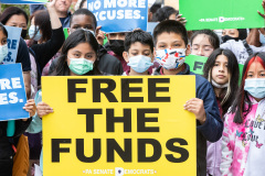 Mayo 12, 2022: Sen. Hughes and Rep. Fiedler  co-hosted a “No More Excuses” education funding rally outside the more than century-old Francis Scott Key Elementary School in South Philadelphia today to demand Harrisburg use a record $8 billion revenue surplus to address school funding disparities.