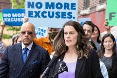 Mayo 12, 2022: Sen. Hughes and Rep. Fiedler  co-hosted a “No More Excuses” education funding rally outside the more than century-old Francis Scott Key Elementary School in South Philadelphia today to demand Harrisburg use a record $8 billion revenue surplus to address school funding disparities.