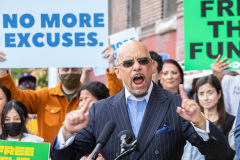 Mayo 12, 2022: Sen. Hughes and Rep. Fiedler  co-hosted a “No More Excuses” education funding rally outside the more than century-old Francis Scott Key Elementary School in South Philadelphia today to demand Harrisburg use a record $8 billion revenue surplus to address school funding disparities.