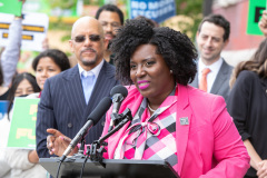 Mayo 12, 2022: Sen. Hughes and Rep. Fiedler  co-hosted a “No More Excuses” education funding rally outside the more than century-old Francis Scott Key Elementary School in South Philadelphia today to demand Harrisburg use a record $8 billion revenue surplus to address school funding disparities.