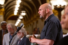 June 4, 2019: Senator Vincent Hughes participates in rally led by the Pennsylvania Budget and Policy Center, advocates for a “budget that puts people first”  to call for a minimum wage increase and other fiscal priorities that benefit working families.