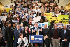 Marzo 27, 2019: Hundreds of Pennsylvania State System of Higher Education Students rallied with Senator Vincent Hughes, Representative Jordan Harris (D-Philadelphia), Representative James Roebuck (D-Philadelphia), and other officials to make collective call for free college through the Pennsylvania Promise initiative.