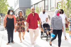 August 30, 2021: Sen. Hughes, along with parents, teachers, students and community supporters participated in a walk from the former Powel Elementary School in West Philadelphia to the new state-of-the-art facility a few blocks away.