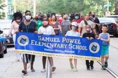 August 30, 2021: Sen. Hughes, along with parents, teachers, students and community supporters participated in a walk from the former Powel Elementary School in West Philadelphia to the new state-of-the-art facility a few blocks away.