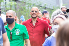 August 30, 2021: Sen. Hughes, along with parents, teachers, students and community supporters participated in a walk from the former Powel Elementary School in West Philadelphia to the new state-of-the-art facility a few blocks away.