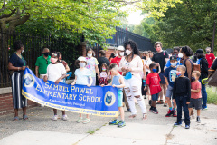 August 30, 2021: Sen. Hughes, along with parents, teachers, students and community supporters participated in a walk from the former Powel Elementary School in West Philadelphia to the new state-of-the-art facility a few blocks away.