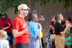 August 30, 2021: Sen. Hughes, along with parents, teachers, students and community supporters participated in a walk from the former Powel Elementary School in West Philadelphia to the new state-of-the-art facility a few blocks away.