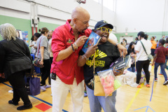 September 20, 2025: Senator Vincent Hughes, Councilmember Katherine Gilmore Richardson, Councilmember Jeffery Young, Jr., the American Federation of Teachers, and the Philadelphia Federation of Teachers celebrate literacy at the Reading Opens the World Family Literacy Fair!