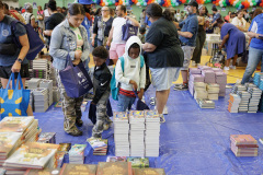 September 20, 2025: Senator Vincent Hughes, Councilmember Katherine Gilmore Richardson, Councilmember Jeffery Young, Jr., the American Federation of Teachers, and the Philadelphia Federation of Teachers celebrate literacy at the Reading Opens the World Family Literacy Fair!