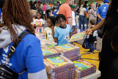 September 20, 2025: Senator Vincent Hughes, Councilmember Katherine Gilmore Richardson, Councilmember Jeffery Young, Jr., the American Federation of Teachers, and the Philadelphia Federation of Teachers celebrate literacy at the Reading Opens the World Family Literacy Fair!