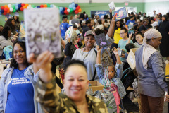September 20, 2025: Senator Vincent Hughes, Councilmember Katherine Gilmore Richardson, Councilmember Jeffery Young, Jr., the American Federation of Teachers, and the Philadelphia Federation of Teachers celebrate literacy at the Reading Opens the World Family Literacy Fair!