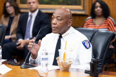 At the Dauphin County Administration Building in Harrisburg, Sen. Hughes joined Lt. Gov. Austin Davis, Rep. Patty Kim, county commissioners, police, prosecutors, and community stakeholders for a roundtable discussion on ways state and local government can support community efforts to prevent and stop gun violence in PA's next budget.