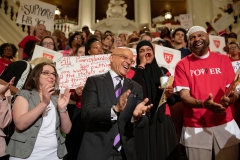 Junio 12, 2019: Senator Hughes joins students, parents, community activists, and faith leaders from different traditions for POWER’s “Educational Apartheid” Day of Action to demand equality for our children.