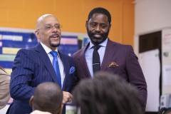 May 23, 2023: Sen. Hughes  visited several Philadelphia area schools along with other successful professionals to talk to students about career opportunities and the impact of education. The visit was part of Hughes’ ongoing “See Me, Imagine You Series” intended to give students targets and inspirational examples for success.