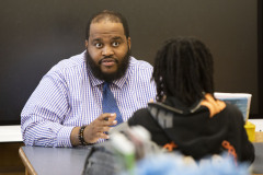 May 23, 2023: Sen. Hughes  visited several Philadelphia area schools along with other successful professionals to talk to students about career opportunities and the impact of education. The visit was part of Hughes’ ongoing “See Me, Imagine You Series” intended to give students targets and inspirational examples for success.