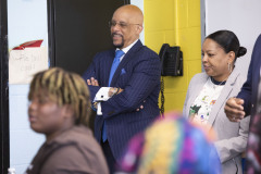 May 23, 2023: Sen. Hughes visited several Philadelphia area schools along with other successful professionals to talk to students about career opportunities and the impact of education. The visit was part of Hughes’ ongoing “See Me, Imagine You Series” intended to give students targets and inspirational examples for success.