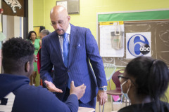 May 23, 2023: Sen. Hughes visited several Philadelphia area schools along with other successful professionals to talk to students about career opportunities and the impact of education. The visit was part of Hughes’ ongoing “See Me, Imagine You Series” intended to give students targets and inspirational examples for success.