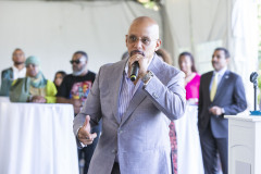 August 22, 2023: Sen. Hughes hosts a reception at the Mann Center for the Performing Arts for volunteers involved in his expanding “See Me, See You” education and motivation program.