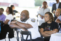 August 22, 2023: Sen. Hughes hosts a reception at the Mann Center for the Performing Arts for volunteers involved in his expanding “See Me, See You” education and motivation program.