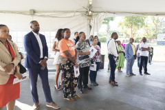 August 22, 2023: Sen. Hughes hosts a reception at the Mann Center for the Performing Arts for volunteers involved in his expanding “See Me, See You” education and motivation program.