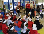.Senator Hughes visits The Gompers School  :: March 2012