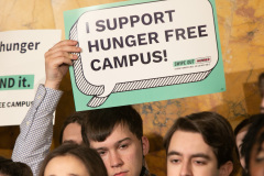 March 28, 2022: Sens. Hughes and Comitta joined PA First Lady Frances Wolf in the Governor’s Reception room where they hosted more than 100 college students to call for passage of the Hunger Free Campus initiative and the governor’s $1 million budget commitment to ensure food security for college students.