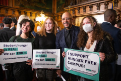 March 28, 2022: Sens. Hughes and Comitta joined PA First Lady Frances Wolf in the Governor’s Reception room where they hosted more than 100 college students to call for passage of the Hunger Free Campus initiative and the governor’s $1 million budget commitment to ensure food security for college students.