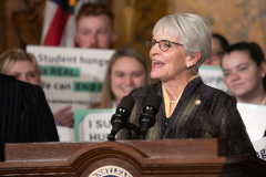 March 28, 2022: Sens. Hughes and Comitta joined PA First Lady Frances Wolf in the Governor’s Reception room where they hosted more than 100 college students to call for passage of the Hunger Free Campus initiative and the governor’s $1 million budget commitment to ensure food security for college students.