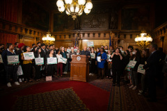 March 28, 2022: Sens. Hughes and Comitta joined PA First Lady Frances Wolf in the Governor’s Reception room where they hosted more than 100 college students to call for passage of the Hunger Free Campus initiative and the governor’s $1 million budget commitment to ensure food security for college students.