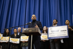 February 26, 2024:  Senator Hughes brought together a large coalition of fellow lawmakers, education leaders, and teacher advocates to address Pennsylvania’s teacher shortage crisis.