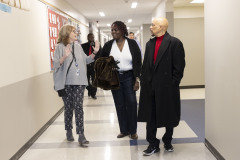 February 14, 2024: Sen. Hughes, along with state Rep. Roni Green and Council member Rue Landau, toured the new $43 million T.M. Peirce Elementary School in North Philadelphia. The innovative 77,000 square foot learning face opened for students just over a month ago.