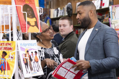 February 15, 2024: Sen. Hughes hosted Gov. Shapiro today for a tour of business success stories and economic development needs in West Philadelphia with stops at Hakim’s Book Store, Philadelphia’s oldest Black-owned book store and Two Locals Brewing Company, Pennsylvania’s only Black-owned brewery.   Local officials and economic development professionals joined the senator and governor for a news conference at the brewery to discuss the Shapiro administration’s plan to invest part of Pennsylvania’s $14 billion surplus in developing Main Streets and historic business corridors.