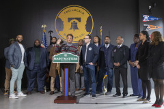 February 15, 2024: Sen. Hughes hosted Gov. Shapiro today for a tour of business success stories and economic development needs in West Philadelphia with stops at Hakim’s Book Store, Philadelphia’s oldest Black-owned book store and Two Locals Brewing Company, Pennsylvania’s only Black-owned brewery.   Local officials and economic development professionals joined the senator and governor for a news conference at the brewery to discuss the Shapiro administration’s plan to invest part of Pennsylvania’s $14 billion surplus in developing Main Streets and historic business corridors.