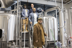 February 15, 2024: Sen. Hughes hosted Gov. Shapiro today for a tour of business success stories and economic development needs in West Philadelphia with stops at Hakim’s Book Store, Philadelphia’s oldest Black-owned book store and Two Locals Brewing Company, Pennsylvania’s only Black-owned brewery.   Local officials and economic development professionals joined the senator and governor for a news conference at the brewery to discuss the Shapiro administration’s plan to invest part of Pennsylvania’s $14 billion surplus in developing Main Streets and historic business corridors.