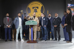 February 15, 2024: Sen. Hughes hosted Gov. Shapiro today for a tour of business success stories and economic development needs in West Philadelphia with stops at Hakim’s Book Store, Philadelphia’s oldest Black-owned book store and Two Locals Brewing Company, Pennsylvania’s only Black-owned brewery.   Local officials and economic development professionals joined the senator and governor for a news conference at the brewery to discuss the Shapiro administration’s plan to invest part of Pennsylvania’s $14 billion surplus in developing Main Streets and historic business corridors.