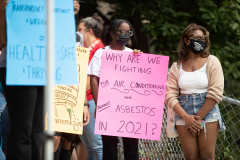 August 30, 2021: Sen. Hughes participated in a rally today to protest conditions at Beeber Middle School where parents, teachers and school administrators have been scrambling on the eve of the school’s opening to improve conditions in the aging building.