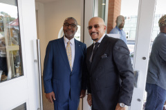 September 18, 2025: Senator Hughes and other Pennsylvania leaders and housing advocates celebrate the ribbon cutting for new affordable housing that will yield 40-units for seniors in the Mantua neighborhood of Philadelphia. 