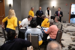 September 24, 2019: Sens. Hughes, Costa and Iovino speak to UFCW shop stewards in Harrisburg .