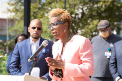 September 10, 2021: Senator Hughes and others call for leaders in neighborhoods across the city to join in a push to increase vaccination rates in communities of color where mistrust of medicine has been historic and lingering.