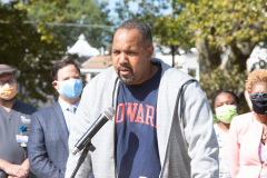 September 10, 2021: Senator Hughes and others call for leaders in neighborhoods across the city to join in a push to increase vaccination rates in communities of color where mistrust of medicine has been historic and lingering.