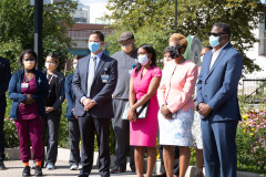 September 10, 2021: Senator Hughes and others call for leaders in neighborhoods across the city to join in a push to increase vaccination rates in communities of color where mistrust of medicine has been historic and lingering.