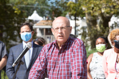 September 10, 2021: Senator Hughes and others call for leaders in neighborhoods across the city to join in a push to increase vaccination rates in communities of color where mistrust of medicine has been historic and lingering.