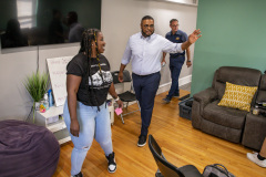 July 13, 2023: Senator Vincent Hughes joins Lt. Gov. Austin Davis on his Safer Communities Tour in Philadelphia.