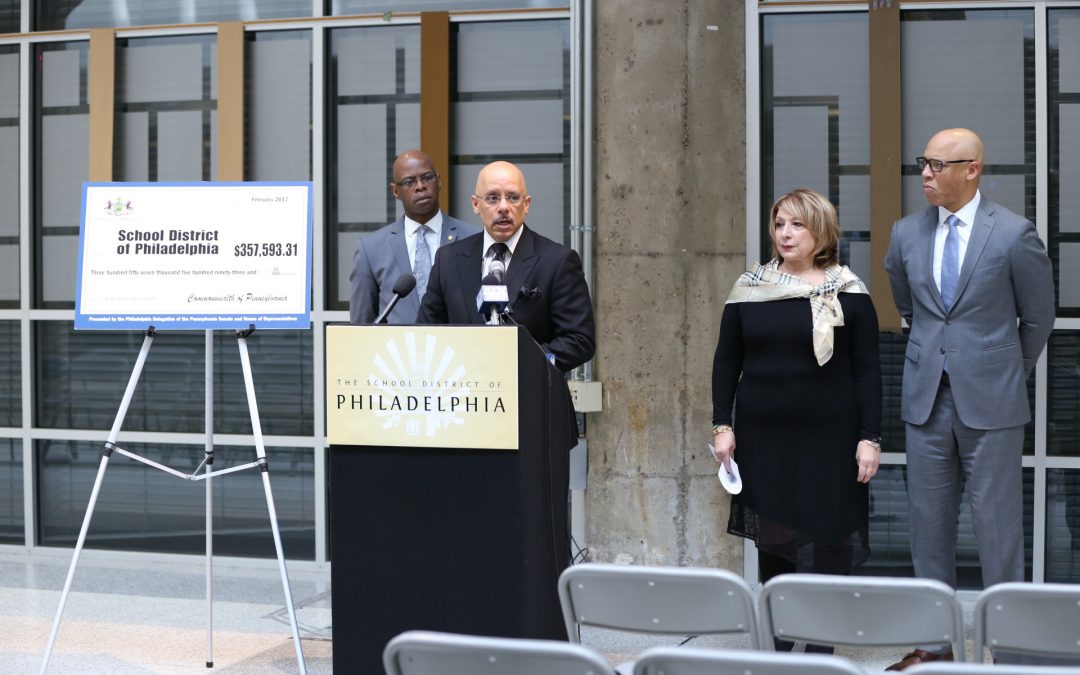 Lawmakers Announce $357,000 for Philadelphia School District from Rideshare Revenues