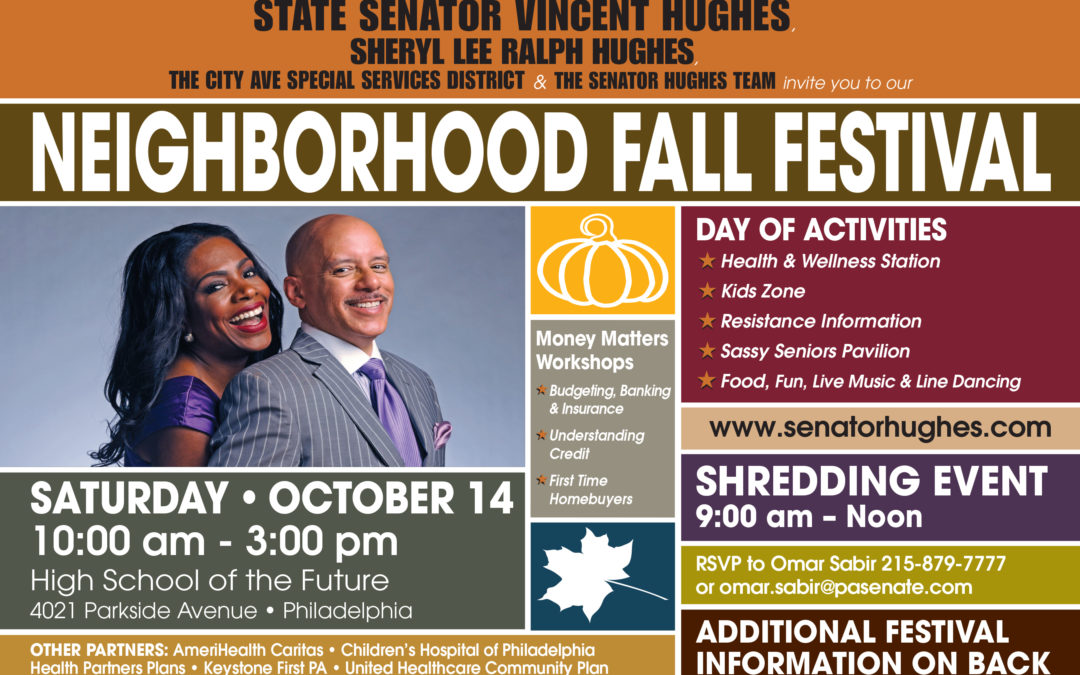 Join Us at Neighborhood Fall Festival Oct. 14