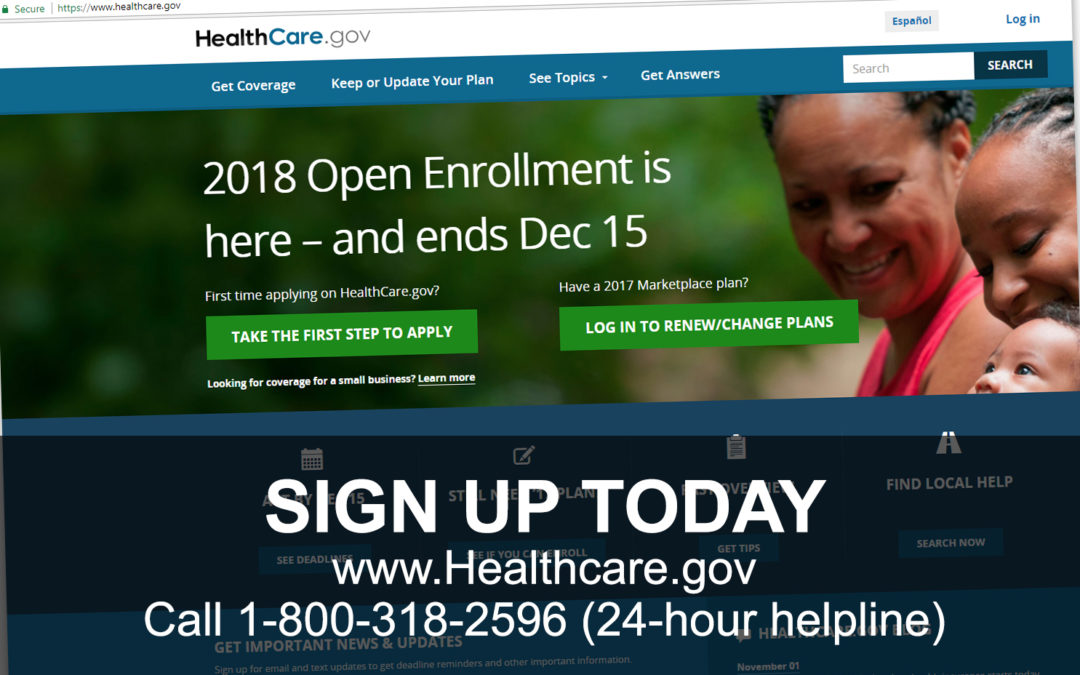 Sign Up Today for ACA Health Coverage