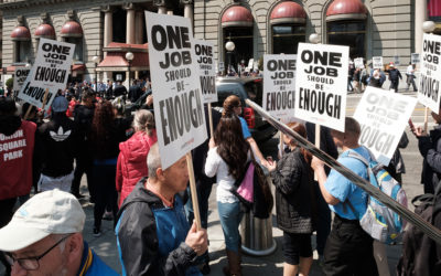 El senador Hughes y POWER Interfaith apoyan a los trabajadores del hotel Marriott
