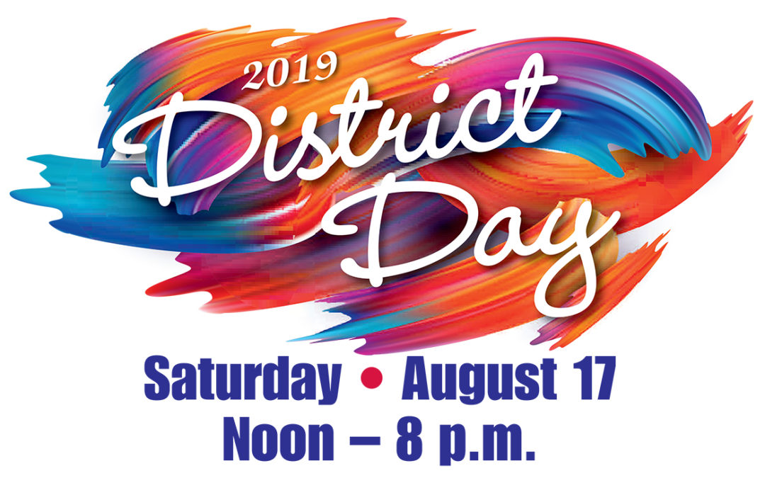2019 District Day scheduled for August 17th