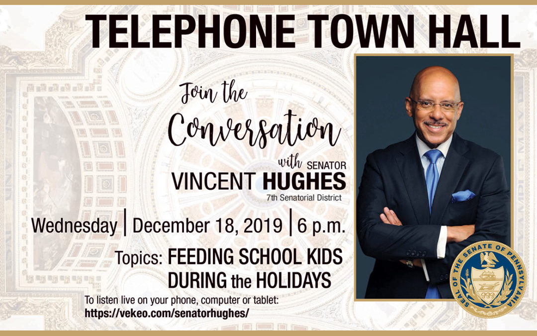 Join Senator Hughes for a conversation on fighting hunger among schoolchildren over the holiday break